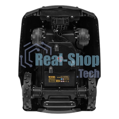 Робот-газонокосилка Denzel Grass Master 1000, ультразвуковой датчик, 3 Ач, LCD дисплей, Wi-Fi