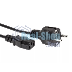 Кабель компьютер - розетка 3 м 220V (Европейский стандарт) VCOM/TELECOM