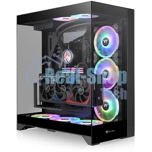 Компьютерный корпус Thermaltake CTE E550 TG черный без БП ATX 8x120мм 6x140мм 2xUSB3.0 audio bott PSU