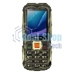 Мобильный телефон BQ 2430L Tank Connect камуфляж/золотистый
