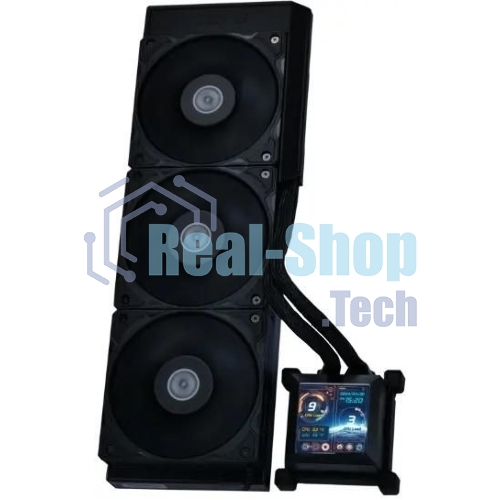 Система жидкостного охлаждения Lian-Li HydroShift LCD 360S Soc-AM5/AM4/1700 черный 4-pin 29.8dB Al+Cu LCD 330W Ret (G89.GHSLCD36SB.R0)