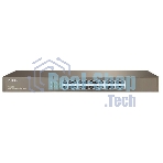 Коммутатор неуправляемый IP-COM F1024 24 порта, 24x100 Мбит/с, установка в стойку, металлический корпус