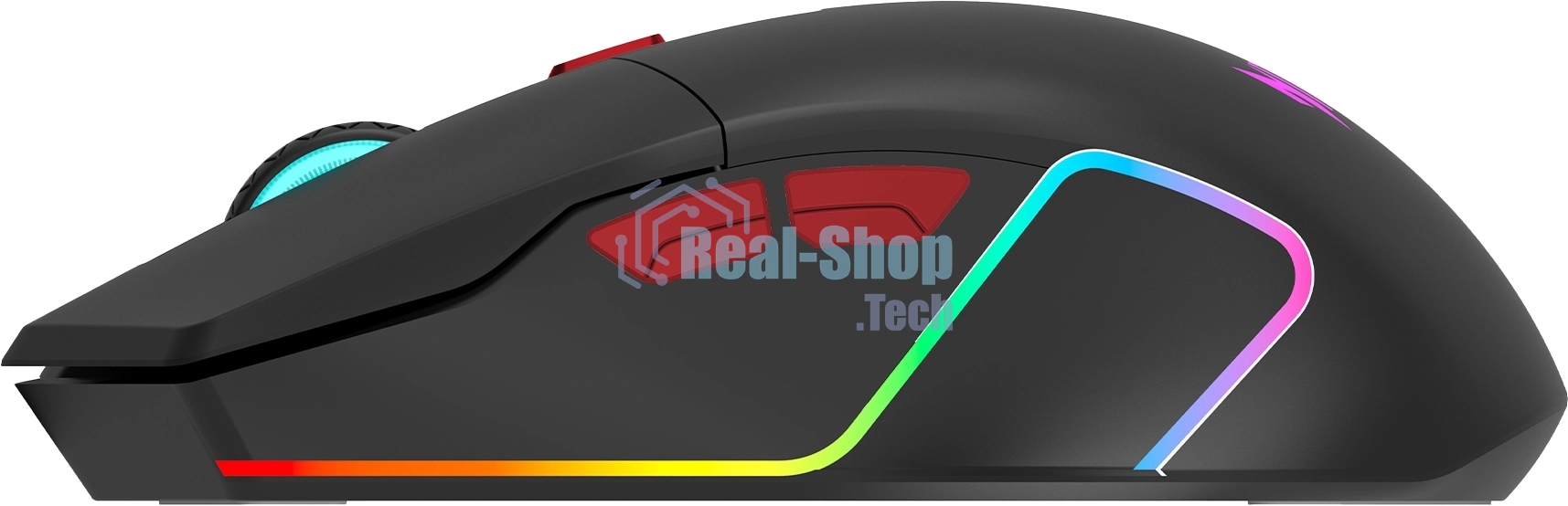Мышь беспроводная Acer Nitro OMR304 черный, 3200 dpi, радиоканал, Bluetooth, USB, кнопки - 8