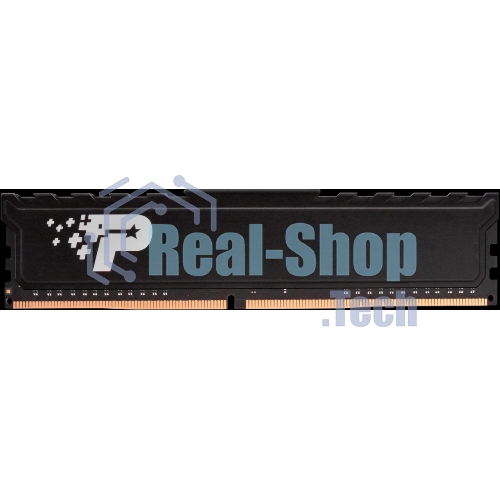 Оперативная память Patriot Signature Premium, DDR4, 16GB (1x16GB), 2666 MHz, CL19, с радиатором, чёрный