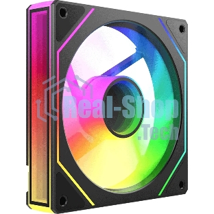 Вентилятор для корпуса Bloody CF-11 LCD ARGb 120х120x25 черный 4-pin 32дБ (упак.:1шт) (CF-11-ARGb120-BK) Ret