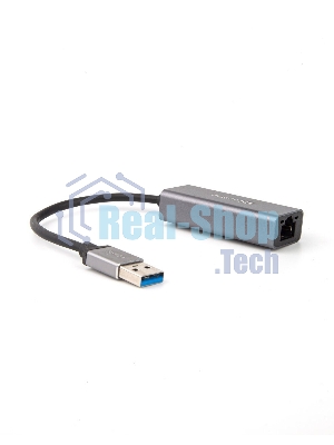 Кабель-переходник USB 3.0 (Am) --> LAN RJ-45 Ethernet 1000 Mbps, Aluminum Shell,Telecom TU312M