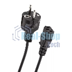 Кабель компьютер - розетка 3 м 220V (Европейский стандарт) VCOM/TELECOM