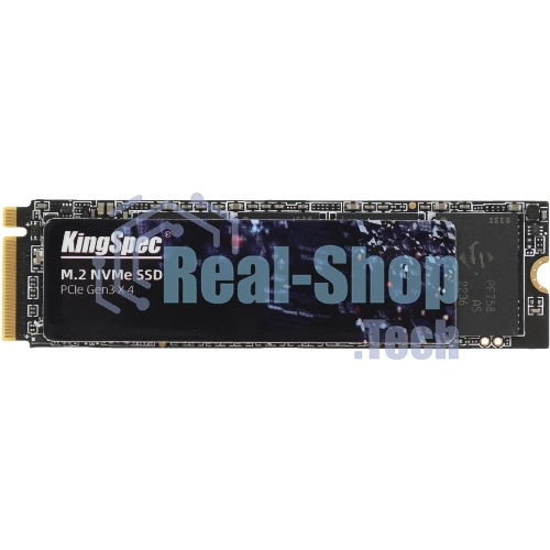 Накопитель SSD KingSpec NE-512, 512Gb, M.2 2280, PCIe 3.0 x4, NVMe, R/W 2400/1700