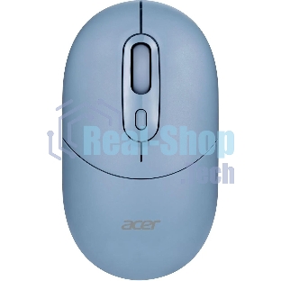 Мышь беспроводная Acer OMR301 синий, 1600 dpi, радиоканал, Bluetooth, USB, кнопки - 4
