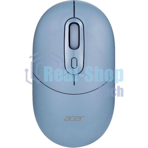 Мышь беспроводная Acer OMR301 синий, 1600 dpi, радиоканал, Bluetooth, USB, кнопки - 4