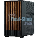 Компьютерный корпус Zalman P10 NAMU, MATX, черный, WINDOW, FRONT COVER WALNUT, 2x3.5