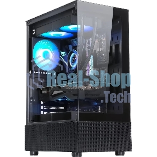 Компьютерный корпус AeroCool/Formula Crystal Z1 черный без БП ATX 2xUSB 2.0 1xUSB 3.0 audio bott PSU