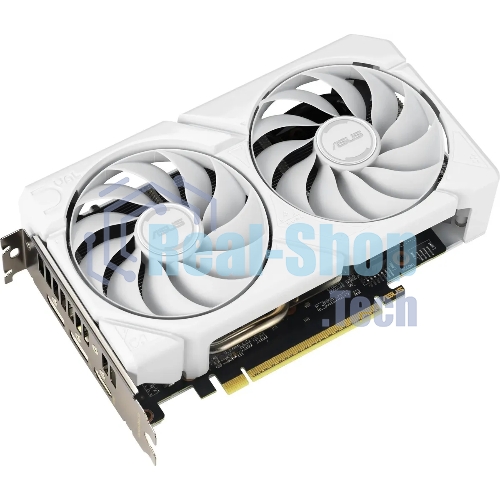 Видеокарта Asus DUAL-RX9060XT-16G-WHITE белый