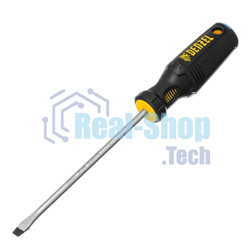Отвертка Denzel SL6x150 мм, S2, 3к рукоятка