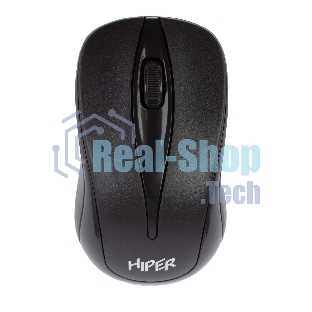 Мышь беспроводная HIPER HOMW-061 черный, 1000 dpi, радиоканал, USB, кнопки - 3