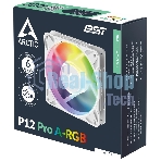 Вентилятор корпусной ARCTIC P12 Pro A-RGb (белый) - retail (ACFAN00311A)