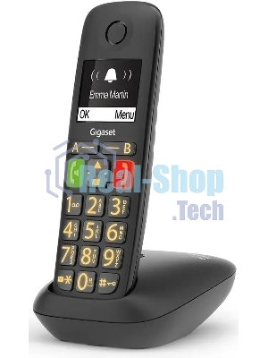 Радиотелефон Dect Gigaset E290 SYS черный АОН