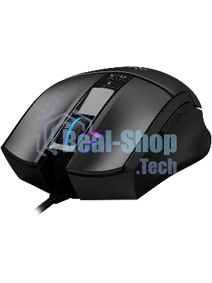 Мышь проводная A4Tech Bloody L65 Max черный/фиолетовый, 12000 dpi, USB, кнопки - 7