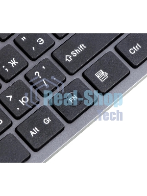 Клавиатура A4Tech KV-300H проводная, USB Type-A, серый