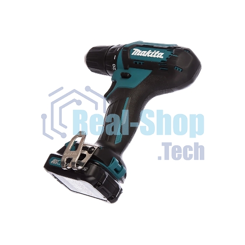 Дрель-шуруповерт Makita DF333DWYE, 12 В, 1.5 Ач, 30 Нм, щеточный