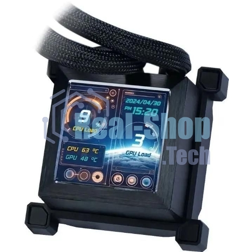 Система жидкостного охлаждения Lian-Li HydroShift LCD 360S Soc-AM5/AM4/1700 черный 4-pin 29.8dB Al+Cu LCD 330W Ret (G89.GHSLCD36SB.R0)