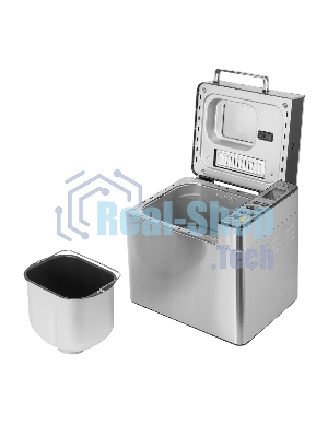 Хлебопечка Centek CT-1419 серебристый, 750 Вт, 1 кг, 25 программ