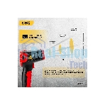 Инфракрасный пирометр (термометр) с цветным экраном Deli DL333550
