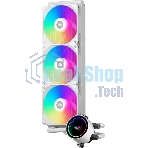 Система жидкостного охлаждения PcCooler DA360 WH ARGB Soc-AM5/AM4/1200/1700/1851 белый 4-pin Al 300W Ret (DA360-WHAWXX-GL)