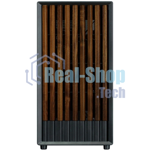 Компьютерный корпус Zalman P10 NAMU, MATX, черный, WINDOW, FRONT COVER WALNUT, 2x3.5