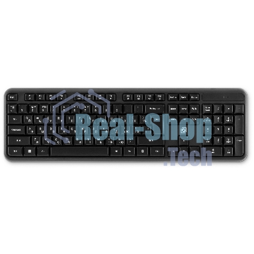 Комплект клавиатура+мышь Oklick S277W беспроводной, USB, 1600 DPI, чёрный