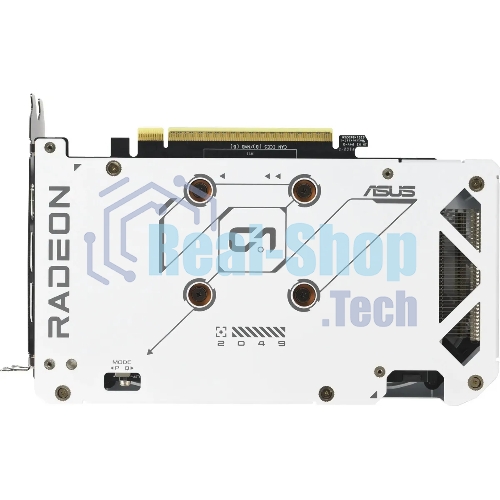 Видеокарта Asus DUAL-RX9060XT-16G-WHITE белый