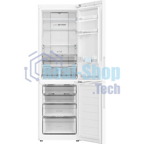 Холодильник Haier C2F619CWU1 белый двухкамерный 256/108л морозилка снизу, No Frost
