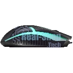 Мышь проводная Oklick 398G черный, 2400 dpi, USB, кнопки - 4