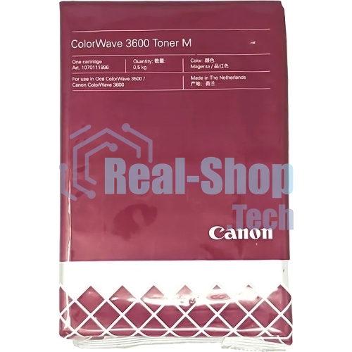 Картридж лазерный Canon ColorWave 3600 Тoner M (3281C003) пурпурный (magenta) для Canon Oce ColorWave 3600