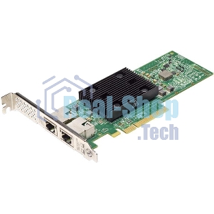 Адаптер Dell Dual port Broadcom 57416 10Gbit Base-T PCIe LP for 14G (540-BBVM) (Не продается отдельно, только в составе комплекта)