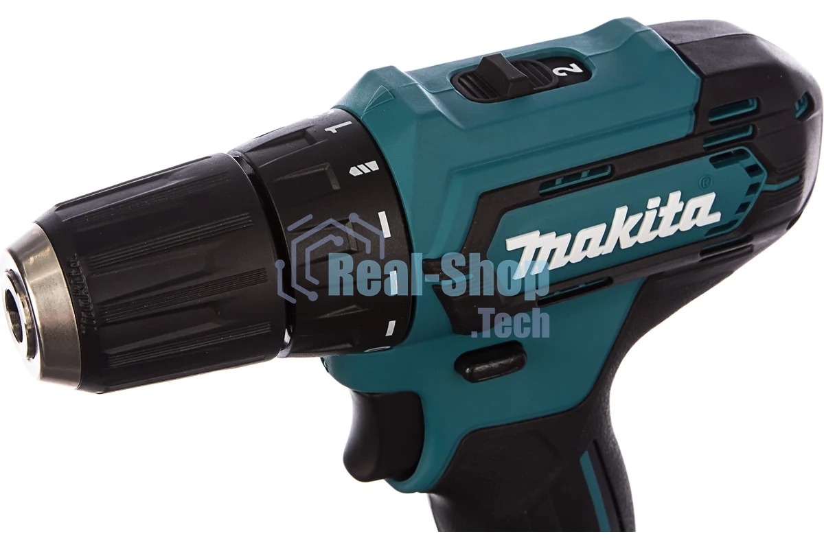 Дрель-шуруповерт Makita DF333DWYE, 12 В, 1.5 Ач, 30 Нм, щеточный