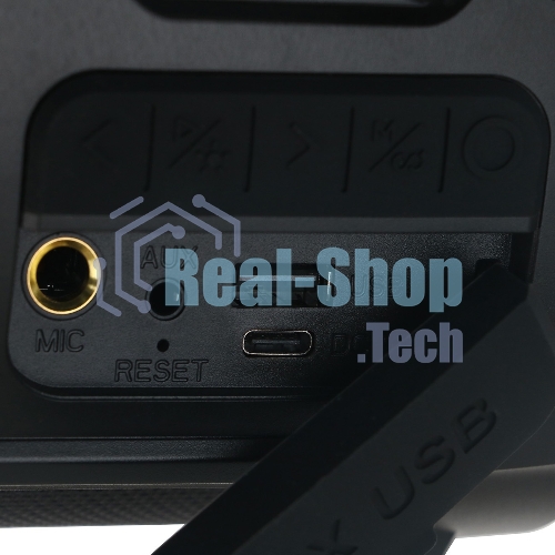 Колонка портативная Hyundai H-PS1025 черный 40W 2.0 BT 10м 3000mAh