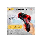 Инфракрасный пирометр (термометр) с цветным экраном Deli DL333550