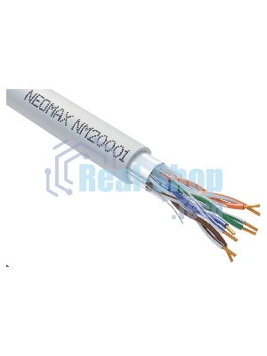 Кабель NEOMAX NM20001 Кабель FTP cat.5e, 4 пары, (305м) 0.52мм
