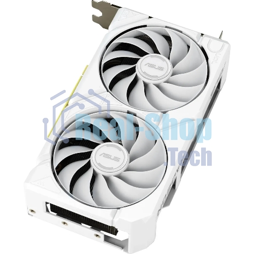 Видеокарта Asus DUAL-RX9060XT-16G-WHITE белый