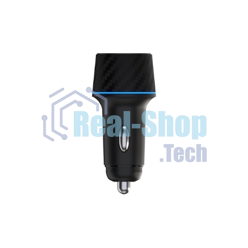 Автомобильное зарядное устройство Maxvi CCM-MS604PD 48W 6A (USB + Type-C, QC3.0 PD3.0) черный
