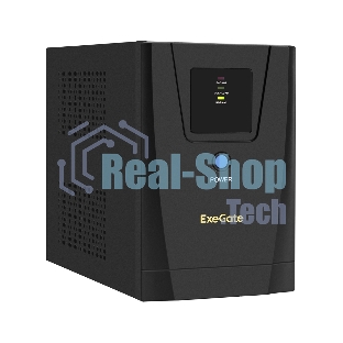 Источник бесперебойного питания ExeGate EX292801RUS SpecialPro UNB-1600.LED.AVR.2SH.3C13 1600VA/950W, LED, AVR, 2*Schuko+3*C13, съемн.кабель, металлический корпус, черный
