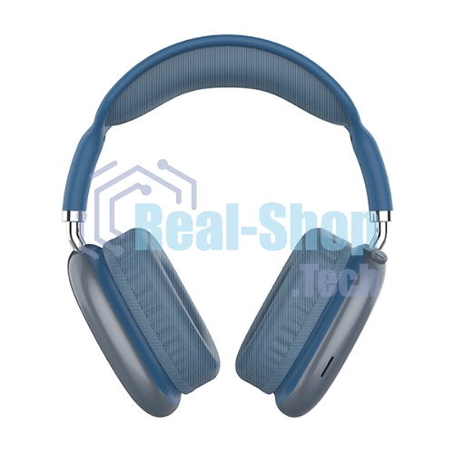 Беспроводные/проводные наушники QUMO Emotion BT 0092 синий, накладные, Bluetooth + проводной, до 10 ч