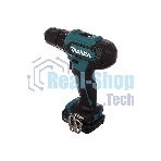 Дрель-шуруповерт Makita DF333DWYE, 12 В, 1.5 Ач, 30 Нм, щеточный