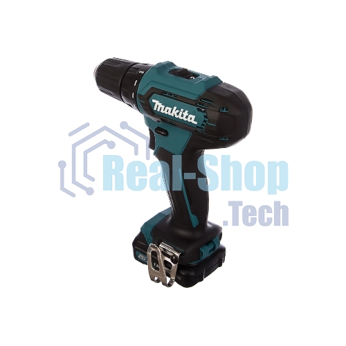 Дрель-шуруповерт Makita DF333DWYE, 12 В, 1.5 Ач, 30 Нм, щеточный