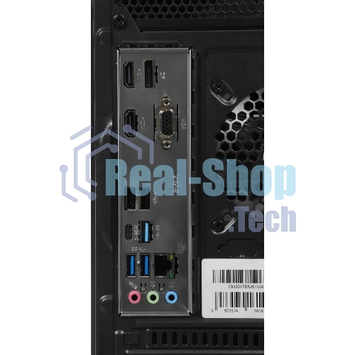 Компьютер Amur Нарвал B7I21 MT i3 12100 (3.3) 16Gb SSD 512Gb UHDG 730 FreeDOS 2.5xGbitEth 400W мышь клавиатура черный (RUS) (2147008)