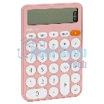 Калькулятор настольный Deli EM124PINK розовый 12-разр.