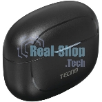 Наушники TWS Tecno Buds 4 Air черный, внутриканальные, Bluetooth, до 6 ч
