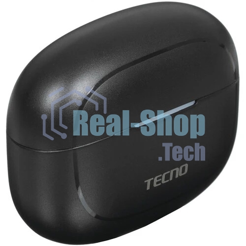 Наушники TWS Tecno Buds 4 Air черный, внутриканальные, Bluetooth, до 6 ч