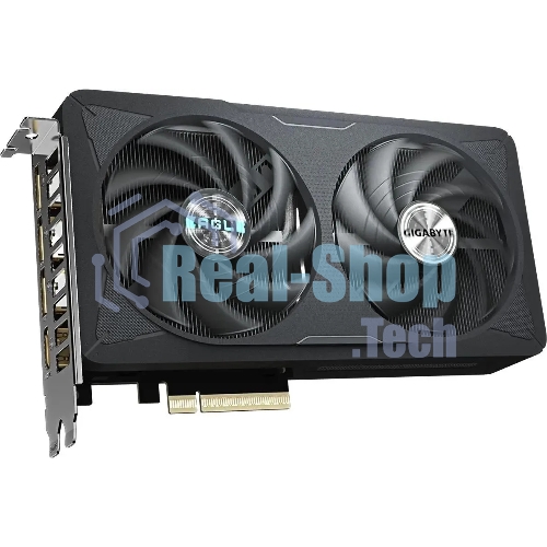 Видеокарта Gigabyte GV-N5060EAGLE OC-8GD 1.0, NVIDIA GeForce RTX 5060, 8 ГБ GDDR7, 128 бит, PCI-e 5.0, 1xHDMI, 3xDP